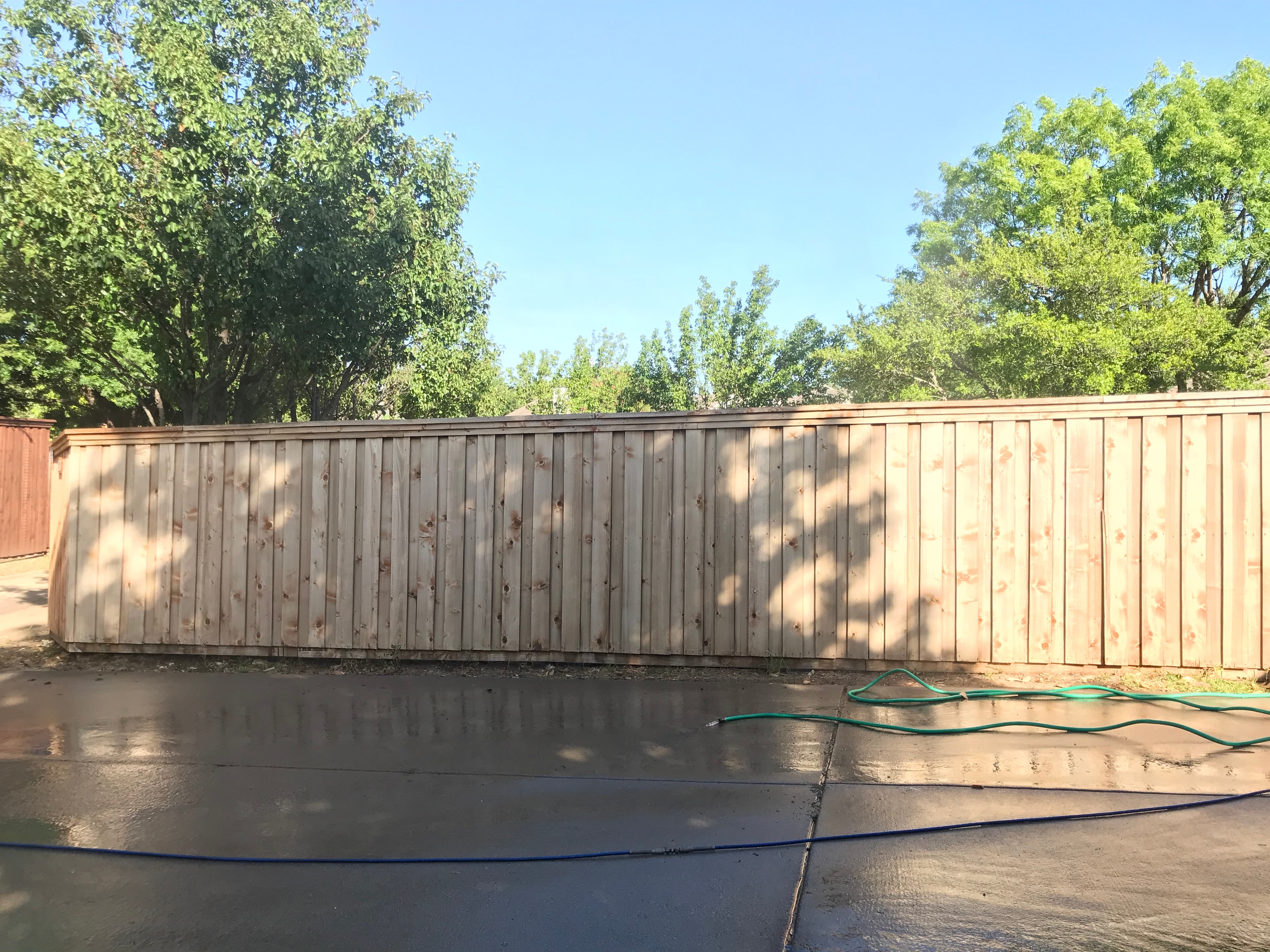 Wood surface before WeStainwood professional treatment